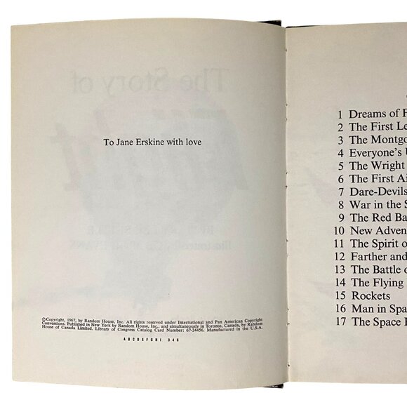 The Story of Flight Hardcover Mary Lee Settle Step Up Books Vintage Childrens - Picture 4 of 9